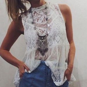 Free People | Boho Lace Blouse